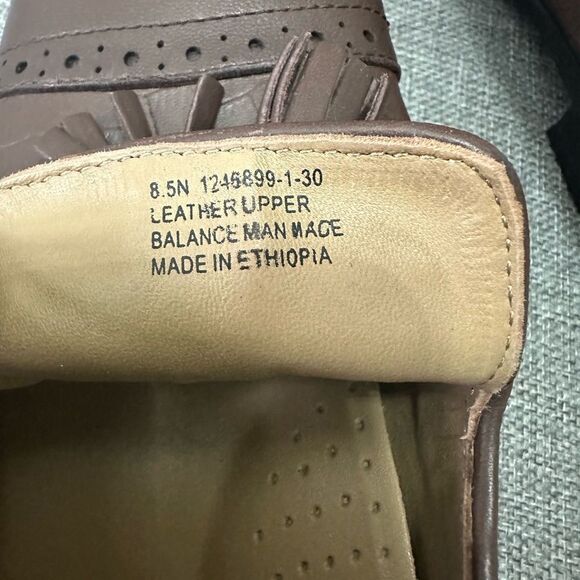 Array Leather Brown tassel loafer - Picture 6 of 9